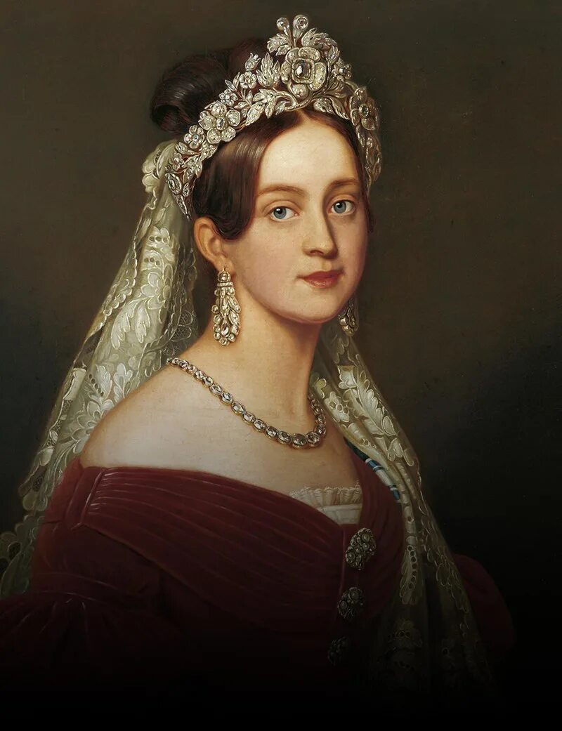 Немецкие принцессы. Joseph Karl Stieler портрет леди Джейн Элленборо.