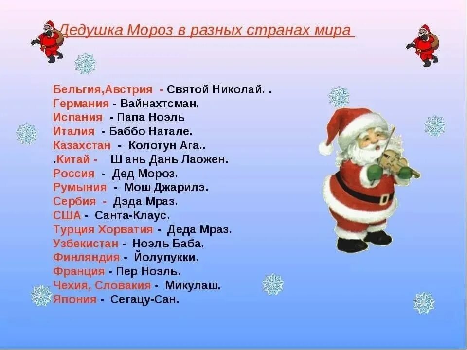 Как зовут деда. Как зовут деда мороза в разных странах мира список. как зовут дедов морозов в разных странах мира. как называют деда мороза в разных странах. как называют дет мороща в других странах.