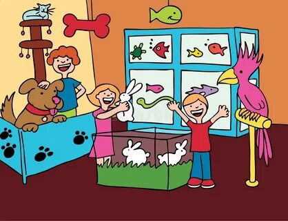 There was a pet shop there