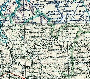 Карты тамбовского уезда