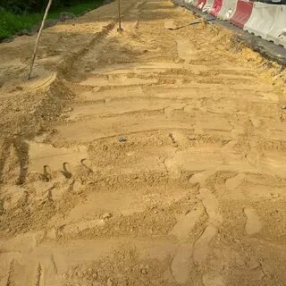 Песок строительства дорог