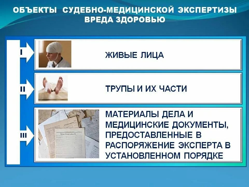 Потерпевший провел экспертизу. Объекты судебно-медицинской экспертизы. Предмет судебно медицинской экспертизы. Предмет судебно медицинской экспертизы трупов. Экспертиза вреда здоровью.