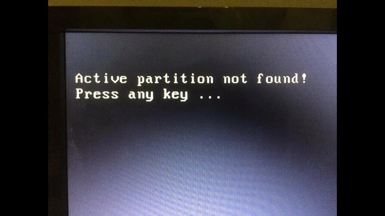 No partition found. Press any key. mbr active partition not found. press any key meme. dis is one half. press any key to continue.
