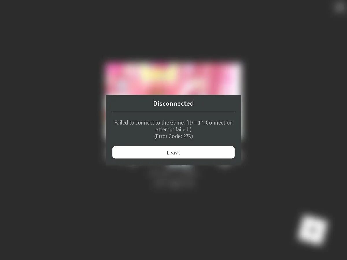 Disconnected attempt failed
