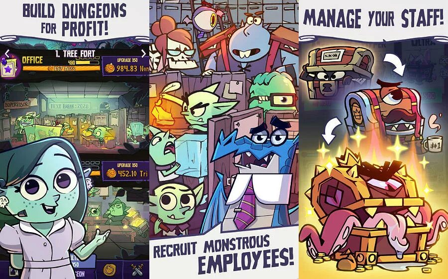 Let s build a dungeon. Dungeon inc игра. все персонажи в dungeon. inc. dungeon inc не запускается айфон.
