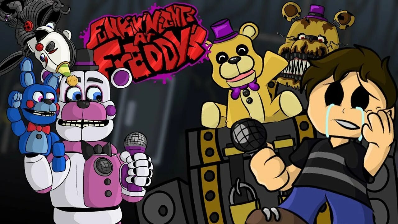 Фнаф 1 против фнаф. FNF vs FNAF 1. Friday Night Funkin FNAF. FNF vs FNAF. Фредди Найт Фанкин против ФНАФ.