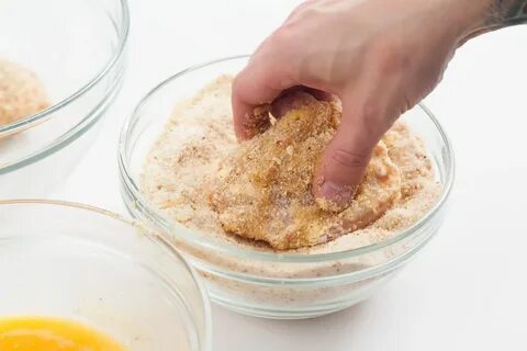 Мясо в яйце и муке