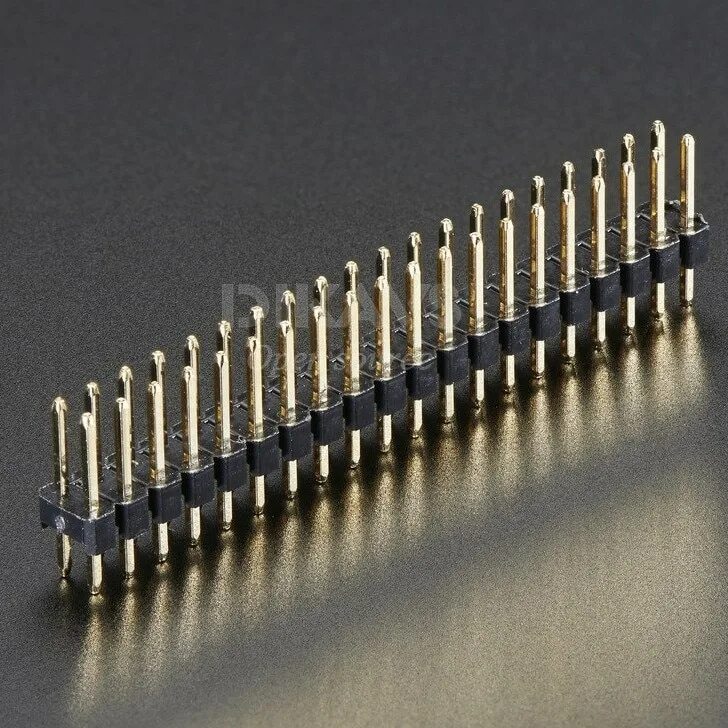 Pin header. Гребенка 2.54. пин для платы полоска. пин для платы плоский широкий. rp2040 zero pin16.
