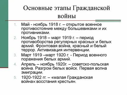1917 1920 годы события