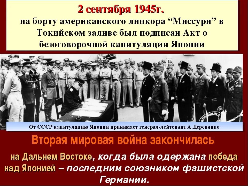 Акт капитуляции японии ссср. Капитуляция Японии 2 сентября 1945. Окончание 2 мировой войны капитуляция Японии. 2 Сентября 1945 капитуляция Японии окончание второй мировой войны. 3 Сентября 1945 - конец второй мировой войны.