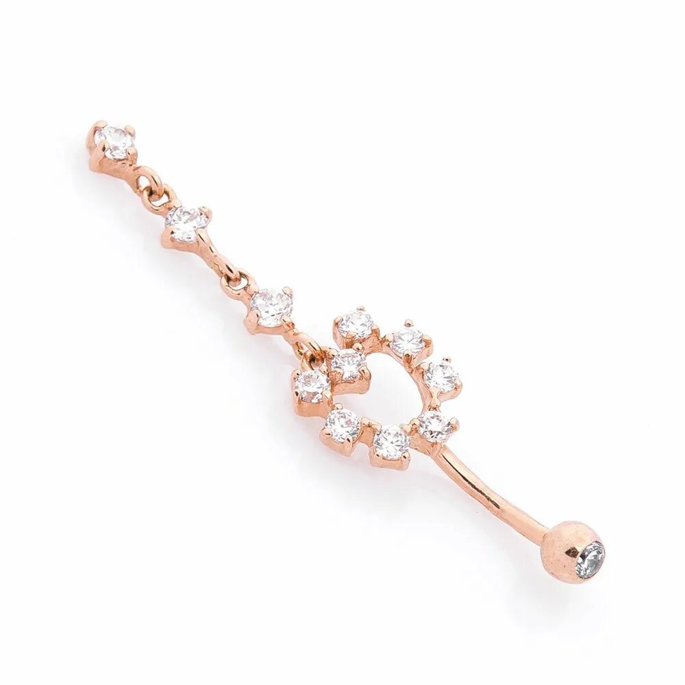 Золотой пирсинг с фианитами. Санлайт 342096 золотой пирсинг с фианитами. Сережка в пупок золото 585. Золотой пирсинг клевер. Золотой пирсинг перышко.