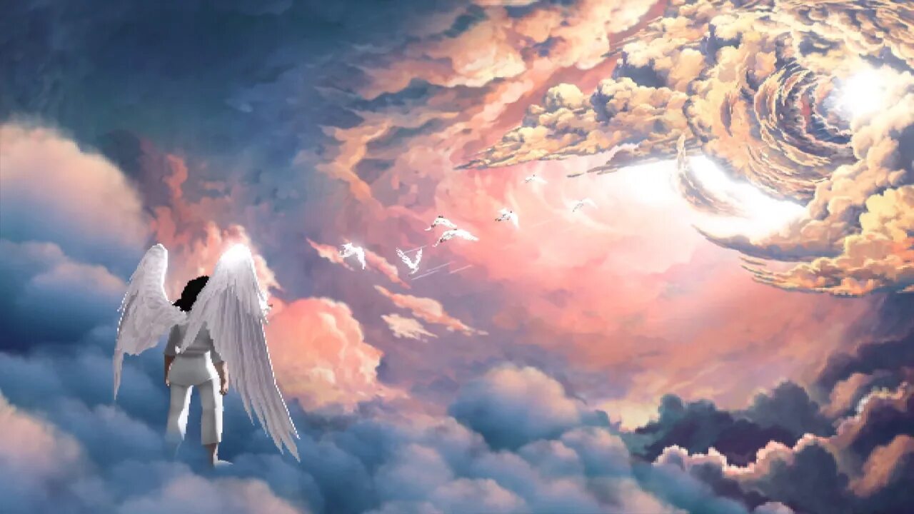 Kanye west - heaven and hell and. Kanye west - heaven and hell real. Небо со статуей ангела фон. Kanye west - heaven and hell real. Heaven and hell west.