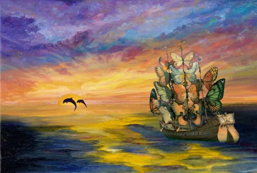 Flower ship. Flower ship. Владимир куш художник. Корабль с гладиолусами художник владимир куш. Художник сюрреалист владимир куш бабочки.