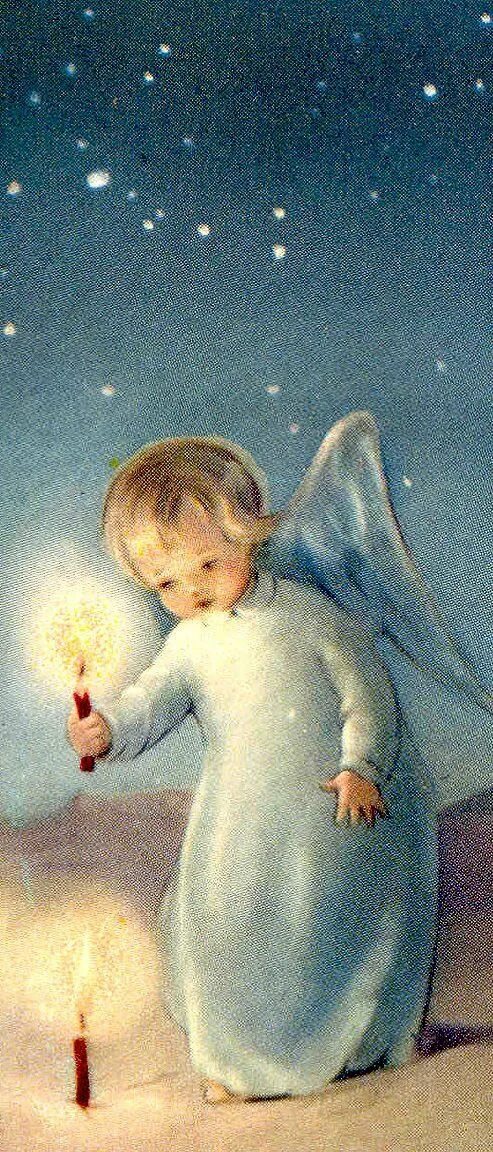Крошку ангела. Рождественский Ангелочек. Ангел Рождества. Молящийся ребенок акварелью.