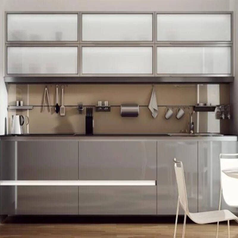 стеклянный алюминиевый фасад кухня. алюминиевый профиль для кухни. кухня кант джулия новарс. стеклянный алюминиевый фасад кухня. рамочные фасады из алюминиевого профиля.