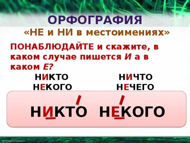 Ни в каком году. Не и ни в отрицательных местоимениях. Не и ни в отрицательных местоимениях правило. Правописание не и ни в отрицательных местоимениях. Не и ни в отриц местоимениях.