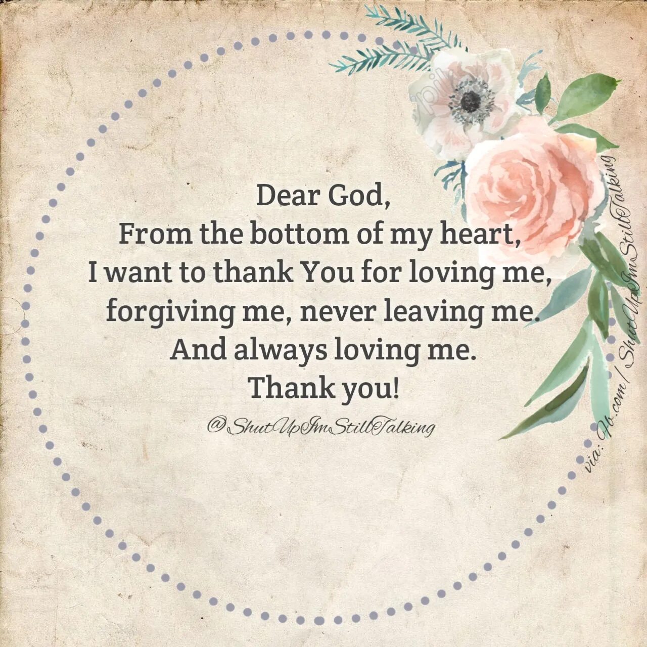 Thanks dear. Thanks god, that i have you in my life. Thank you my god. Num symbols. Thank you my god.