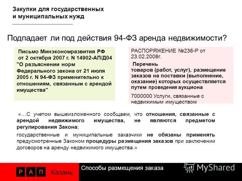 и муниципальных нужд государственная программа