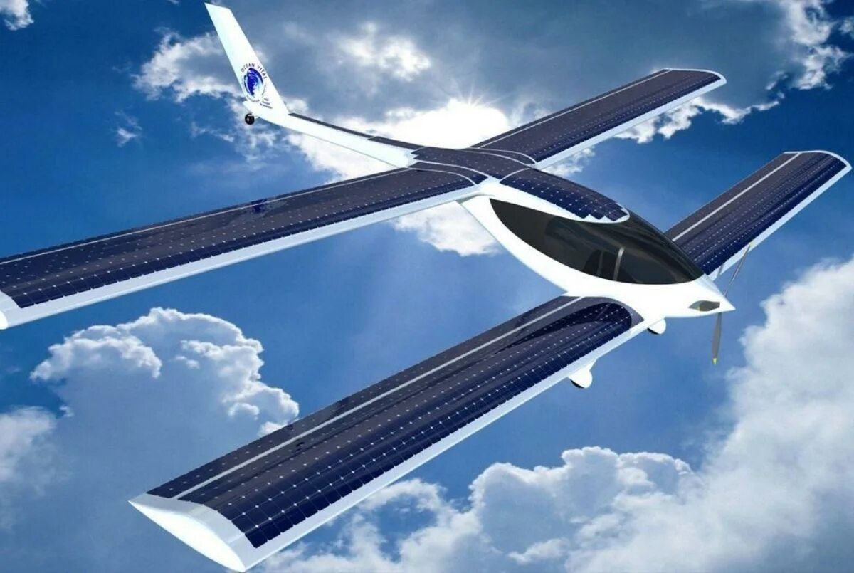 Самолет находящийся в полете преодолевает 180. Самолет на солнечной энергии. Транспорт на солнечных батареях. Транспорт на солнечной энергии. Самолеты будущего.