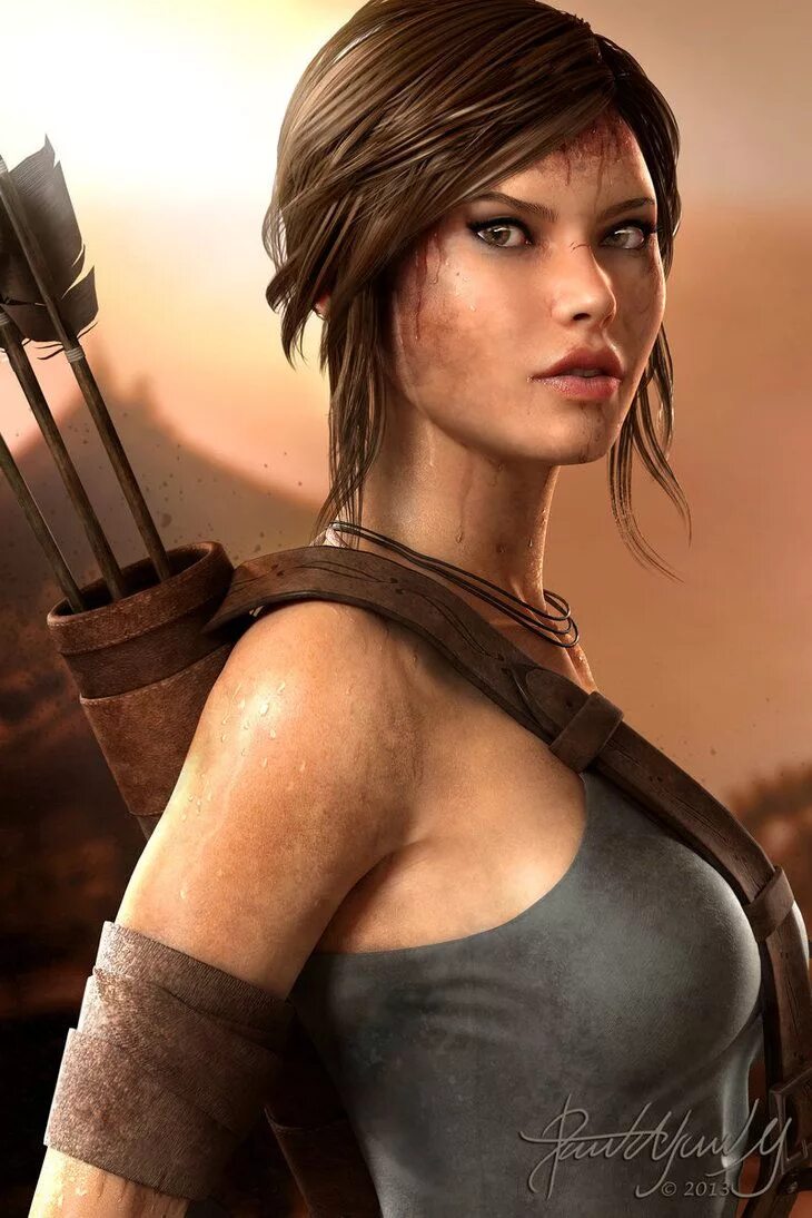 Lara d. Lara croft. lura crow.