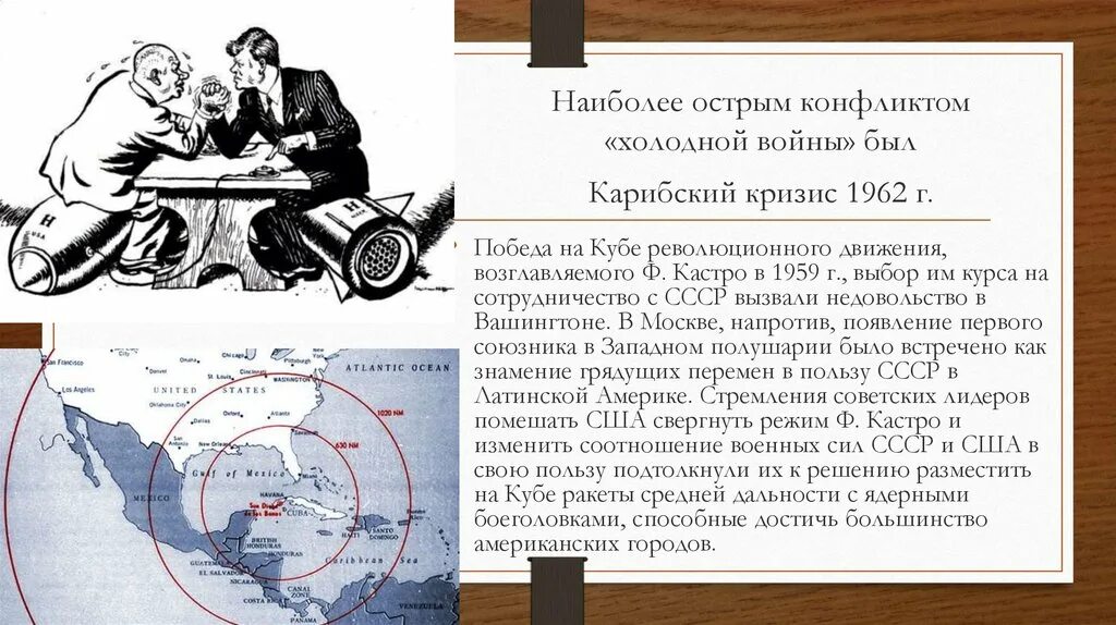 Что стало последствием карибского кризиса. Куба 1962 Карибский кризис. Пик холодной войны. Карибский кризис.