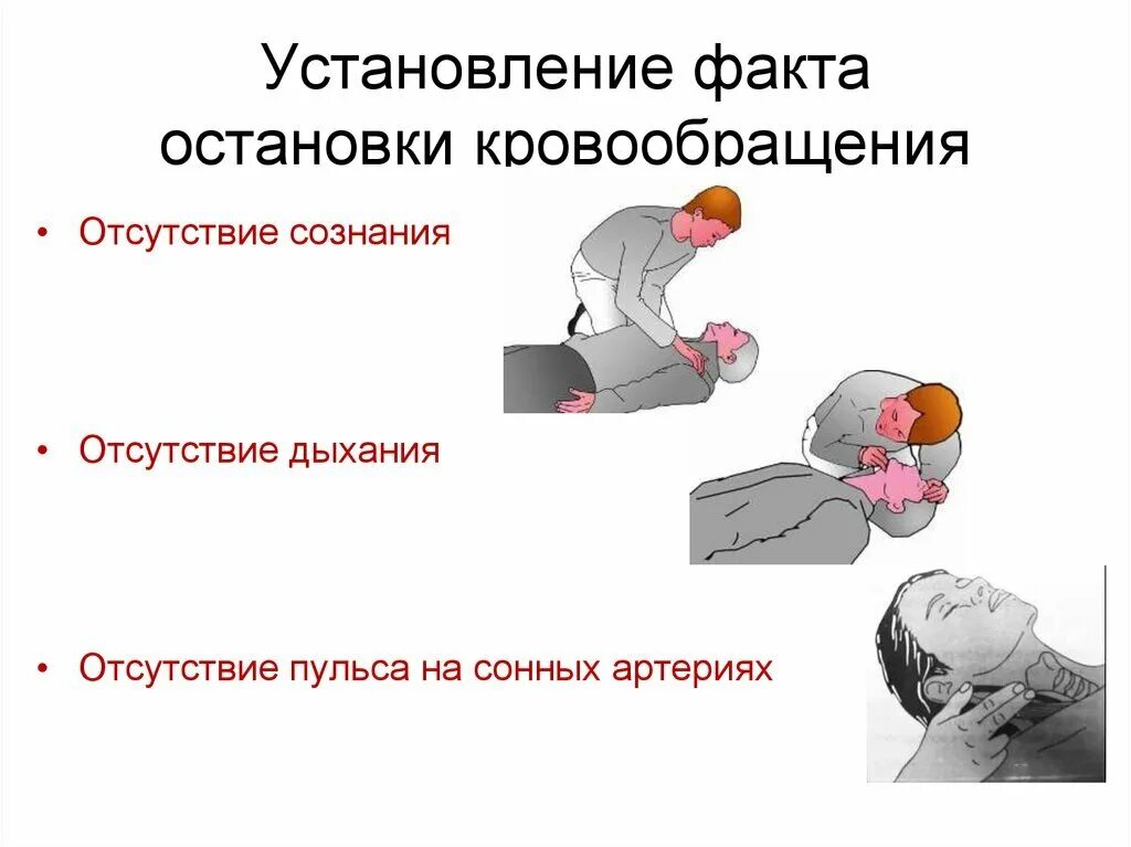 Что не является основным признаком жизни пострадавшего