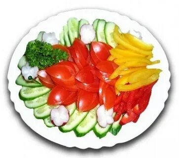Нарезка овощей и мяса