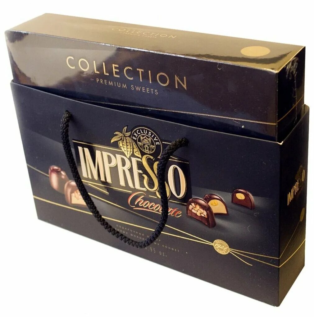 подарочный набор конфет импрессо премиум. набор конфет impresso premium 424 г. набор конфет спартак импрессо премиум 424г. подарочный набор конфет импрессо премиум. шоколадные конфеты спартак impresso chocolate.