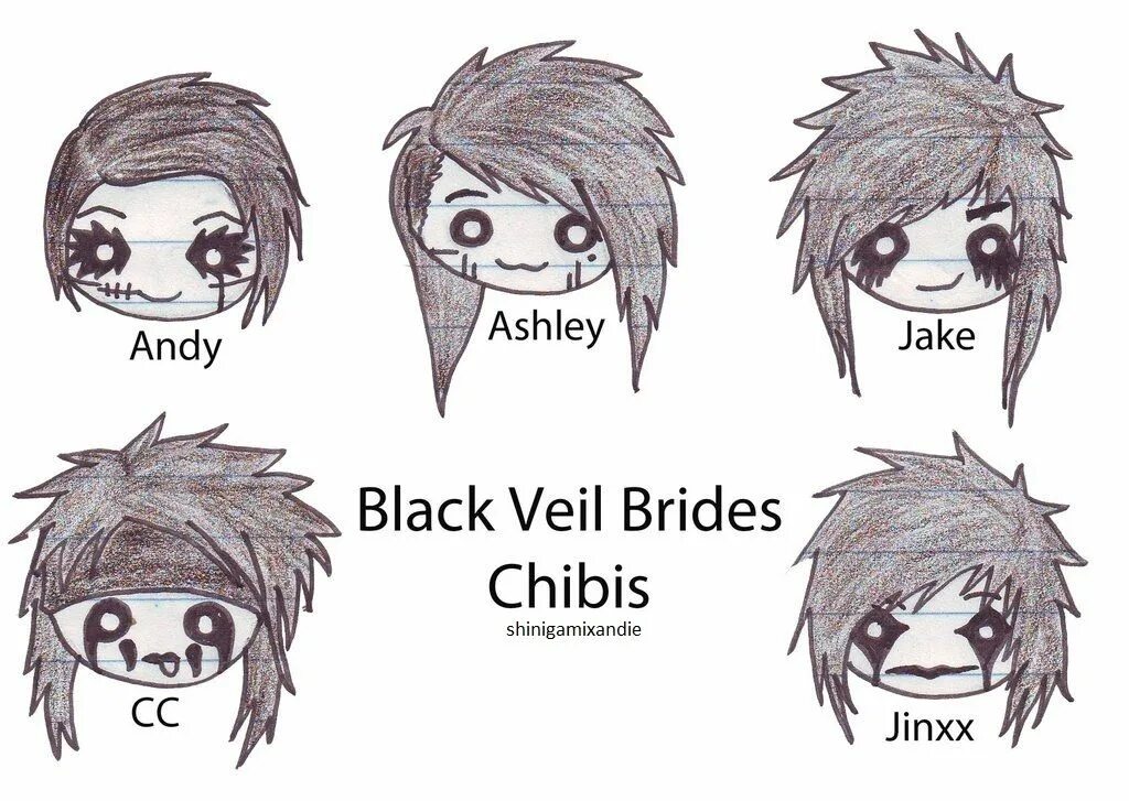 Chibis перевод. Black Veil Brides рисунки. Black Veil Brides тату эскиз. Джинкс Black Veil Brides. Чиби волосы мужские.