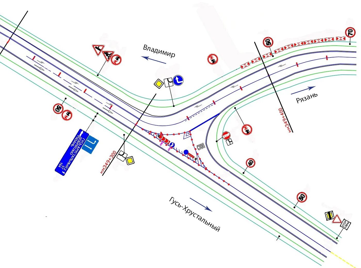 Трасса р132. Схема участка дороги. Дорожные развязки схемы. Схема участка дороги с перекрёстком. Трасса р-132 схема.