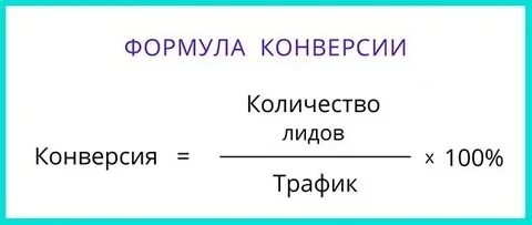 Общая конверсия это