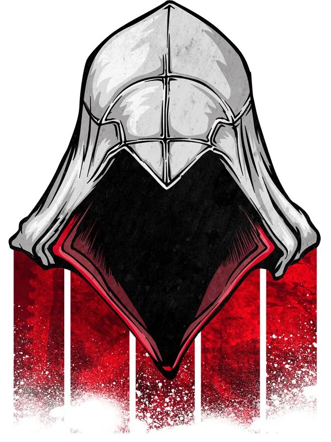 Ассасин крид капюшон. Ezio Auditore Assassin Art. Капюшон Эцио. Капюшон ассасина.