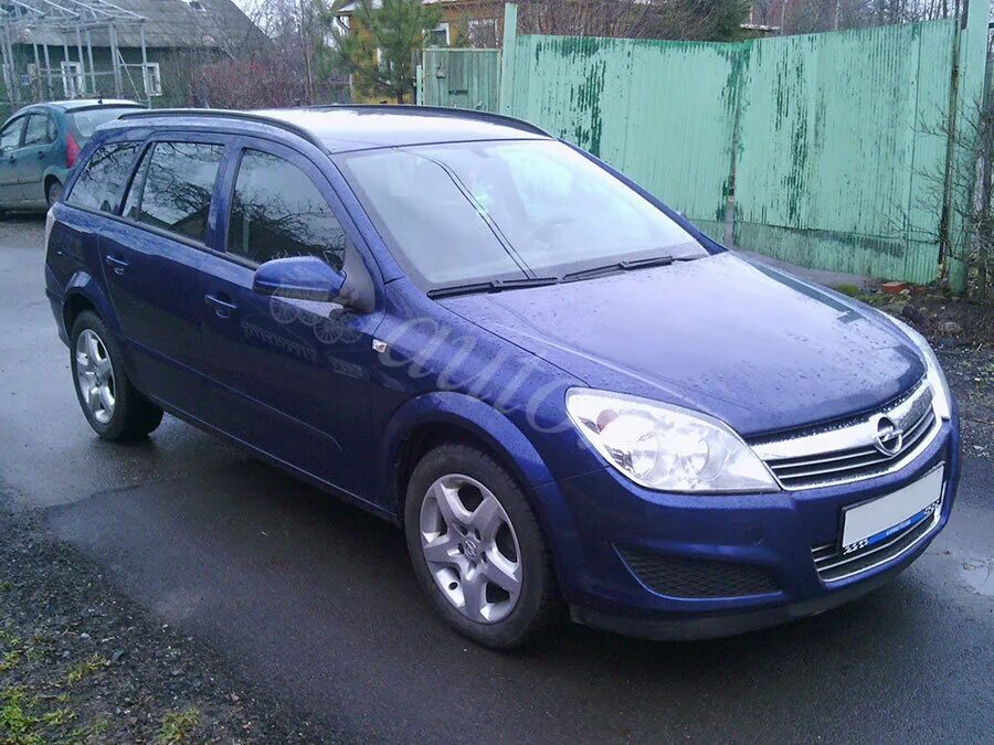 Opel Astra 2008 универсал синий. Opel Astra 2007 синий.