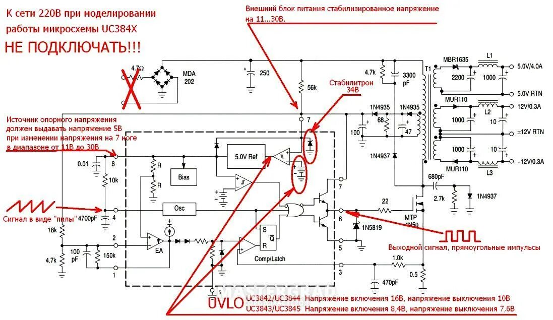 Как проверить шим в блоке питания