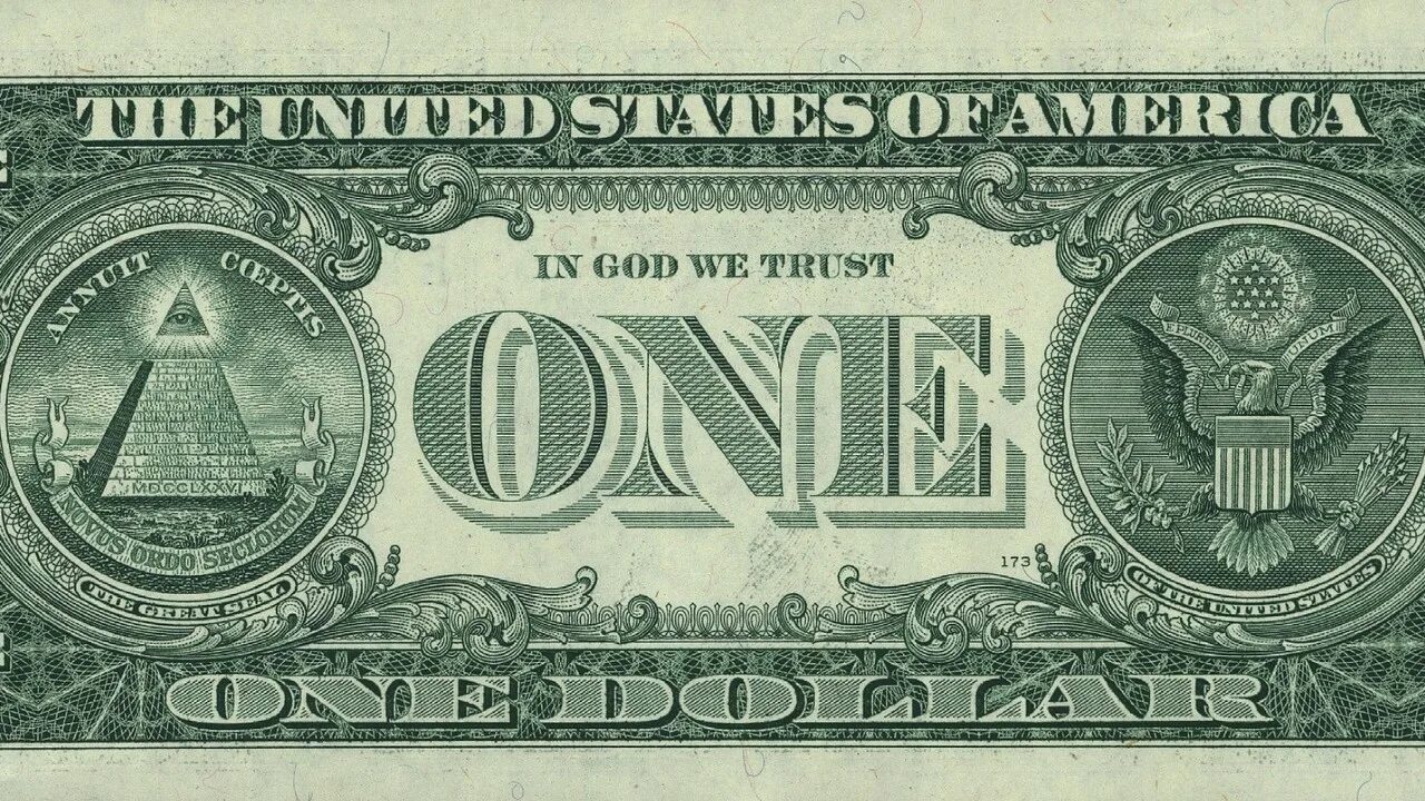 Скрытые символы на долларах США. Один доллар США. 100 Долларов обои. In God we Trust на долларе. Сколько 52 доллара