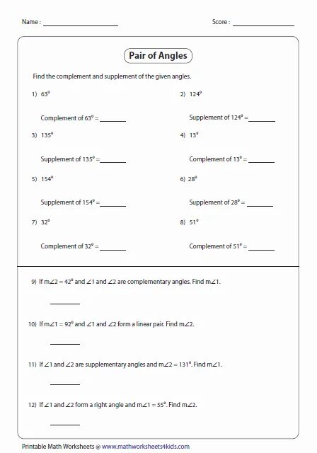 Complement Supplement. Complements Worksheet. A pair of Worksheet. Worksheet find pairs. A pair of was or were