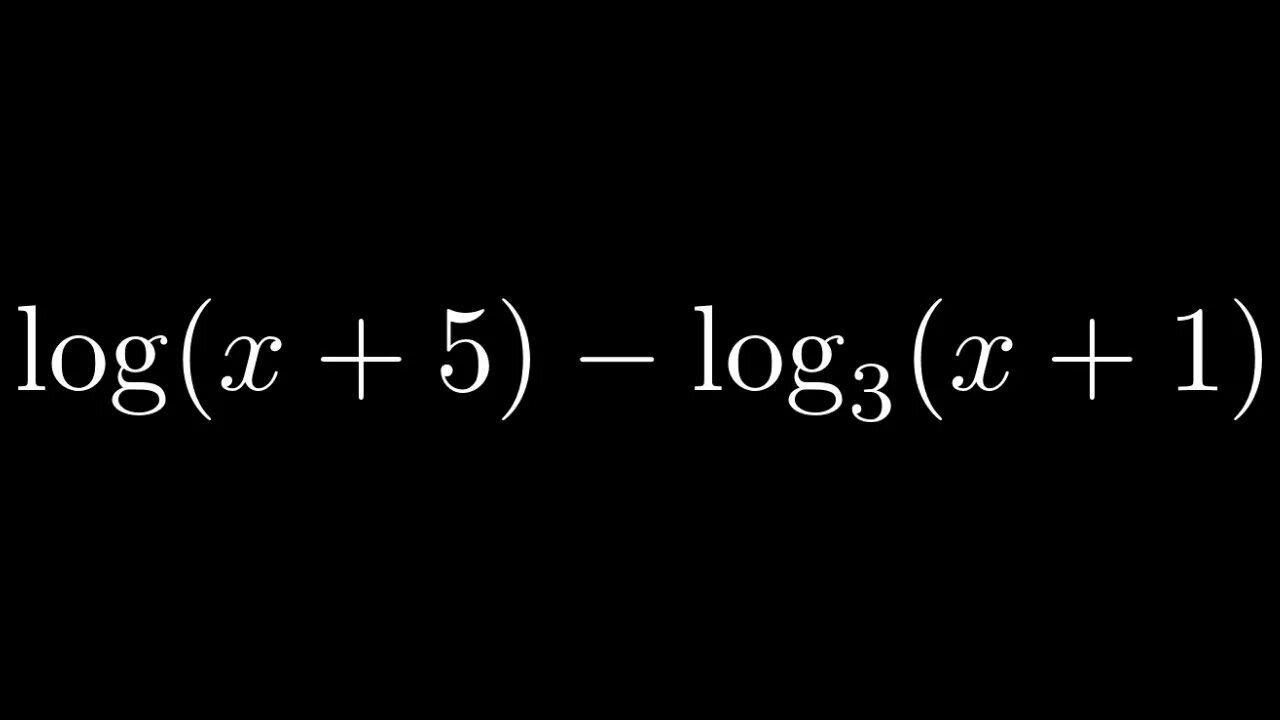 Log3x>1. Loga(-5 - x) = 1. Base of logarithm. Log5 log3 3