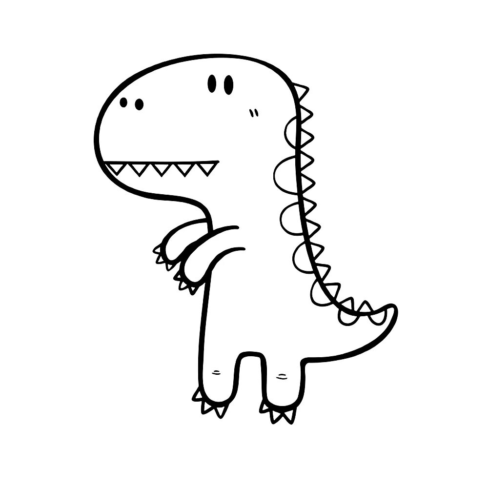 Динозавр легкий рисунок. Динозавры / раскраска. Динозавр чб. Раскраска "Динозаврики". Динозавр раскраска для детей.