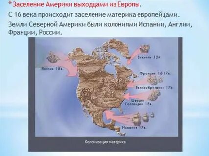 Особенности жизни колонистов северной америки