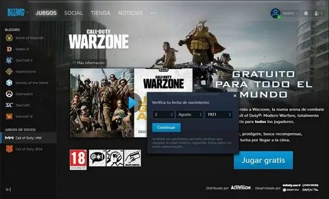 Warzone аккаунт
