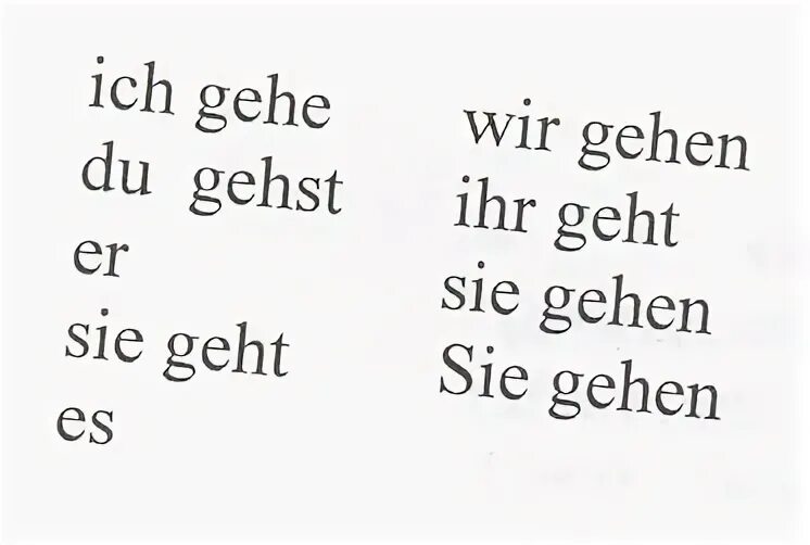 Ich gehen
