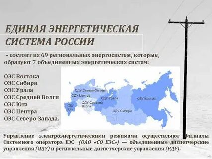 Энергетические системы центра