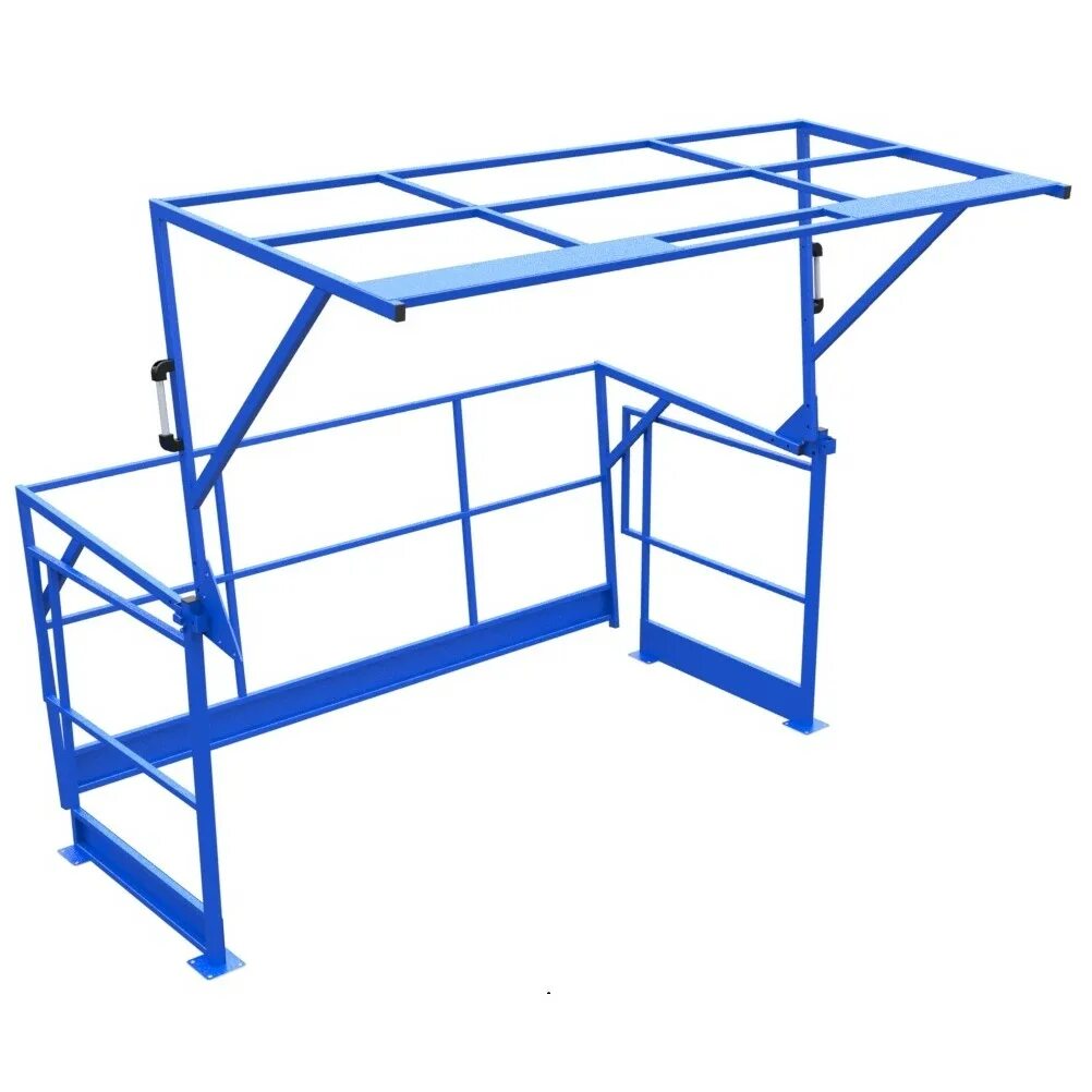 Модуль безопасности на мезонин. 08. Ворота модули. H. 67.