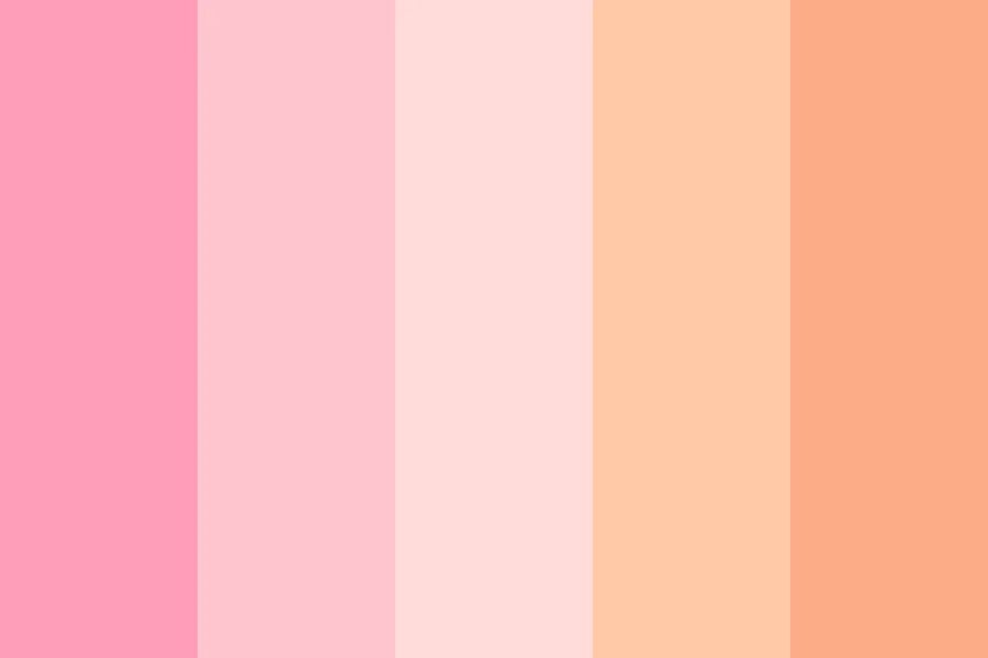 Pink Color Trend for 2021 and 2022 in fashion, interiors and design Color palett
