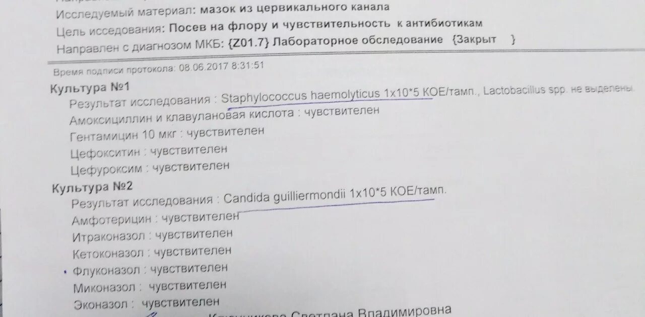 Анализ из полости матки. Бак исследование цервикального канала норма. Бак посев мазка с чувствительностью к антибиотикам. Результат бак посева из цервикального канала. Анализ на бакпосев из цервикального канала.