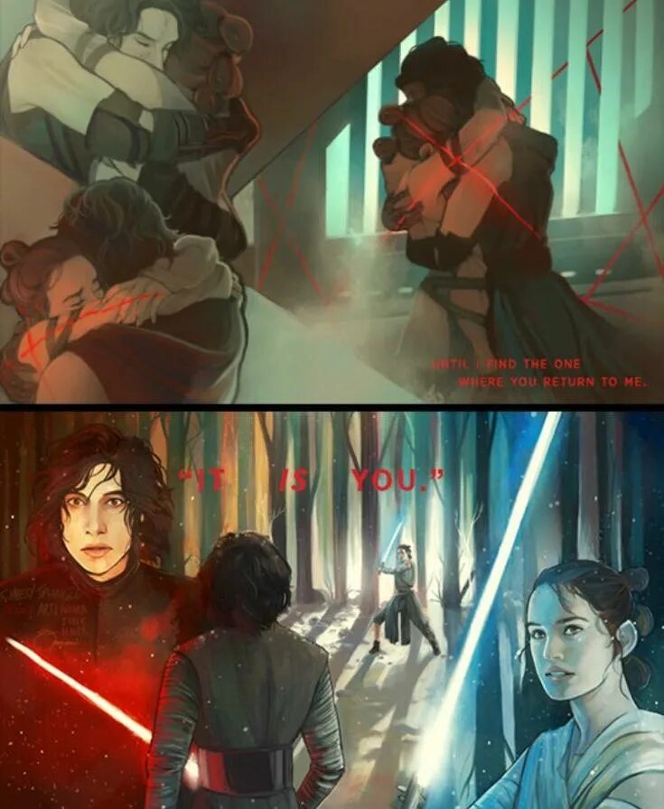 Звездные войны фанфик рей. Rey and Kylo. Звездные войны РЕН И Рей. Кайло РЕН поцелуй. Кайло РЕН И Рей любовь.