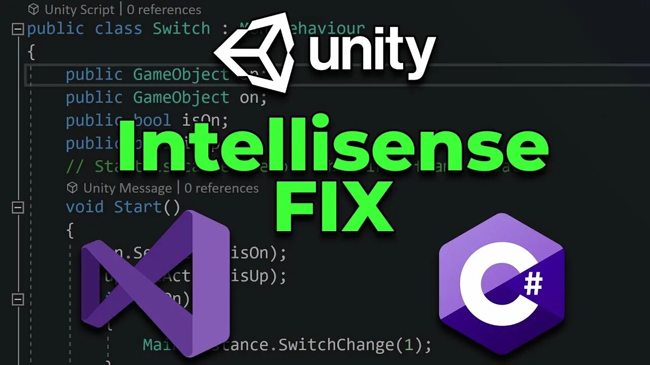 Vs code Intellisense. Unity Studio. Visual Studio Unity. Unity fixed Bugs codes услуга. Unity fix