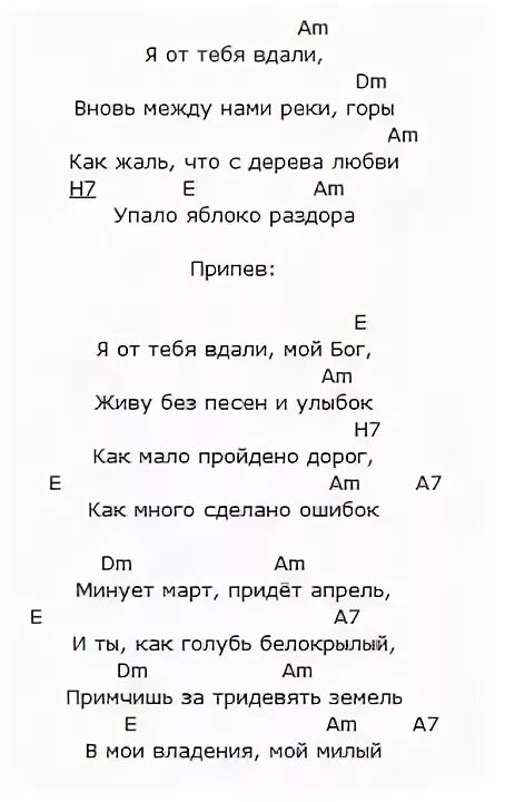 Джанни ты от меня вдали. Песня я от тебя вдали. Я от тебя вдали Ноты. Я от тебя вдали мой Бог.