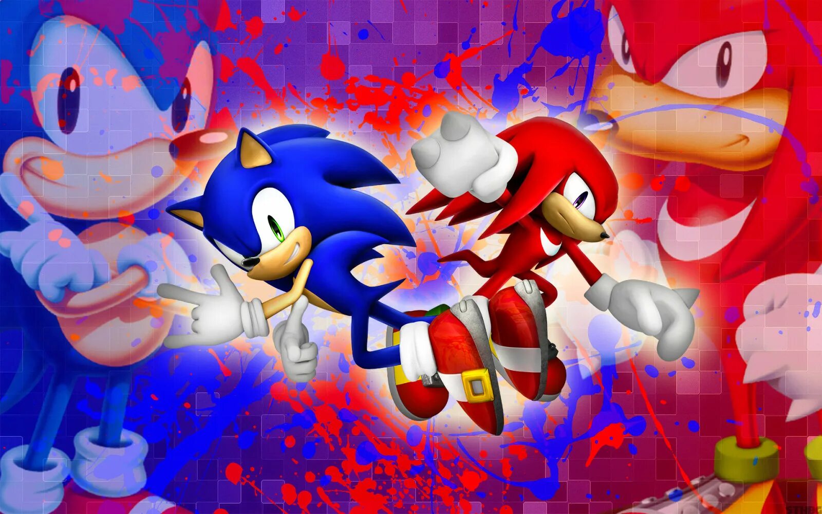 Соник и Кнуклес. Sonic the Hedgehog НАКЛЗ. Игра Sonic & Knuckles супер Соник. Соник Тейлз и НАКЛЗ.