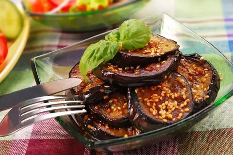 Баклажаны соевый соус кунжут